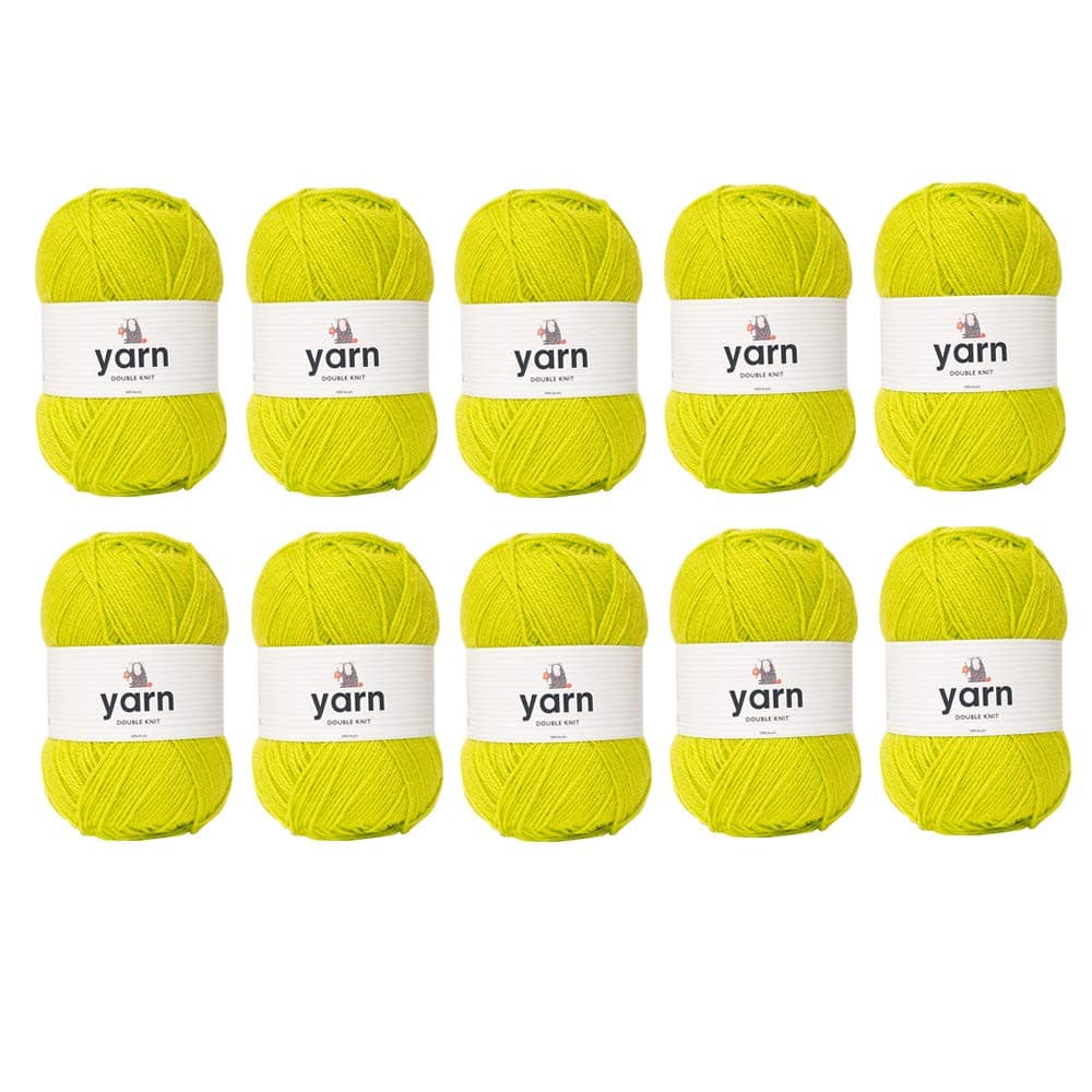 Korbond DK Beige Yarn - 100g Acrylic Wool - Lightweight, Hypoallergenic & Durable Double Knit Crochet Yarn Knitting Wool (290m Total) — view 121