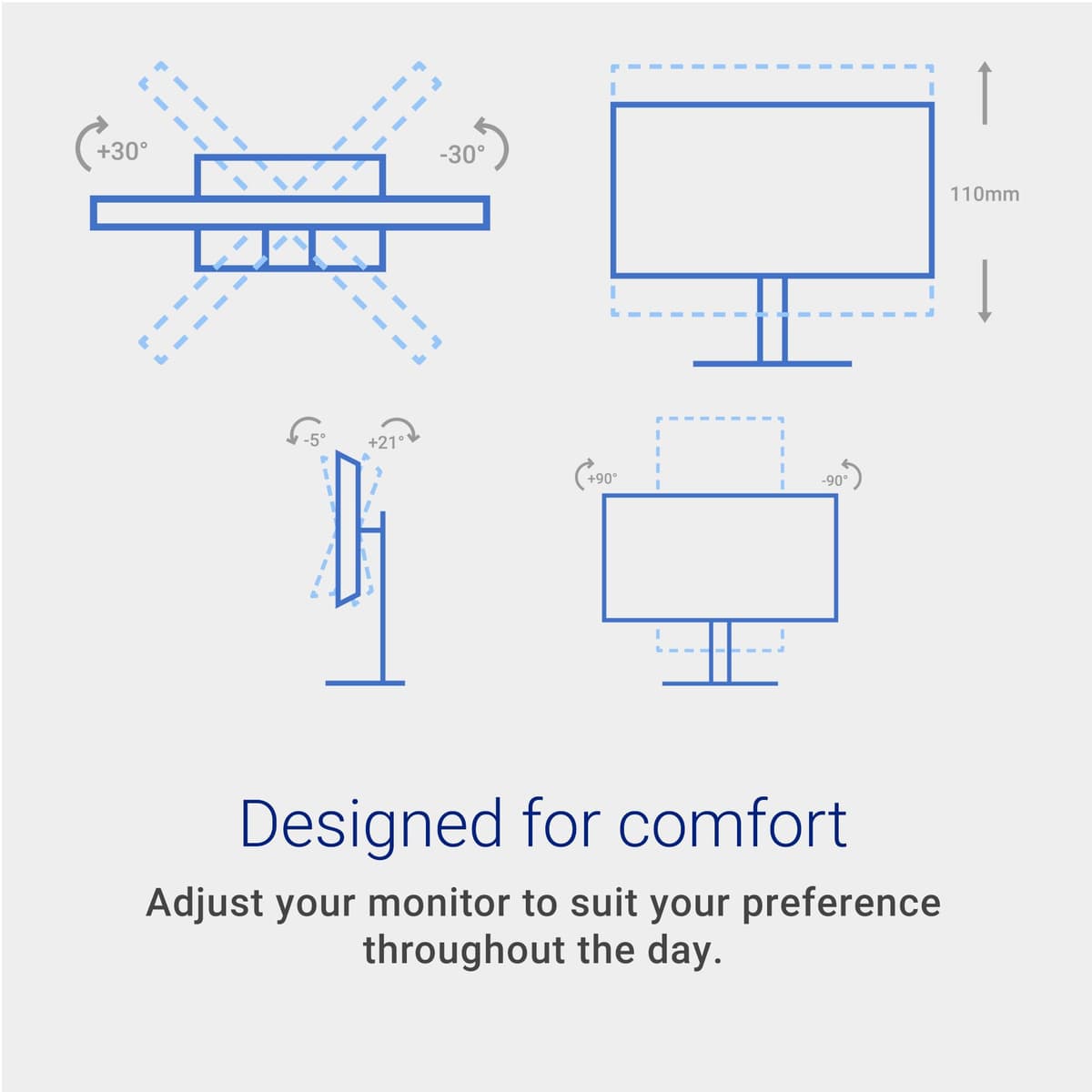 Dell 27 Plus USB-C Monitor - S2725DC, QHD (2560x1440), 144Hz, IPS, 1ms MPRT, AMD FreeSync, 99% sRGB, Height Adjust, Built-in Speakers, 2 USB-C, DisplayPort, HDMI, 2 USB-A, 3 Year Warranty, White — view 8