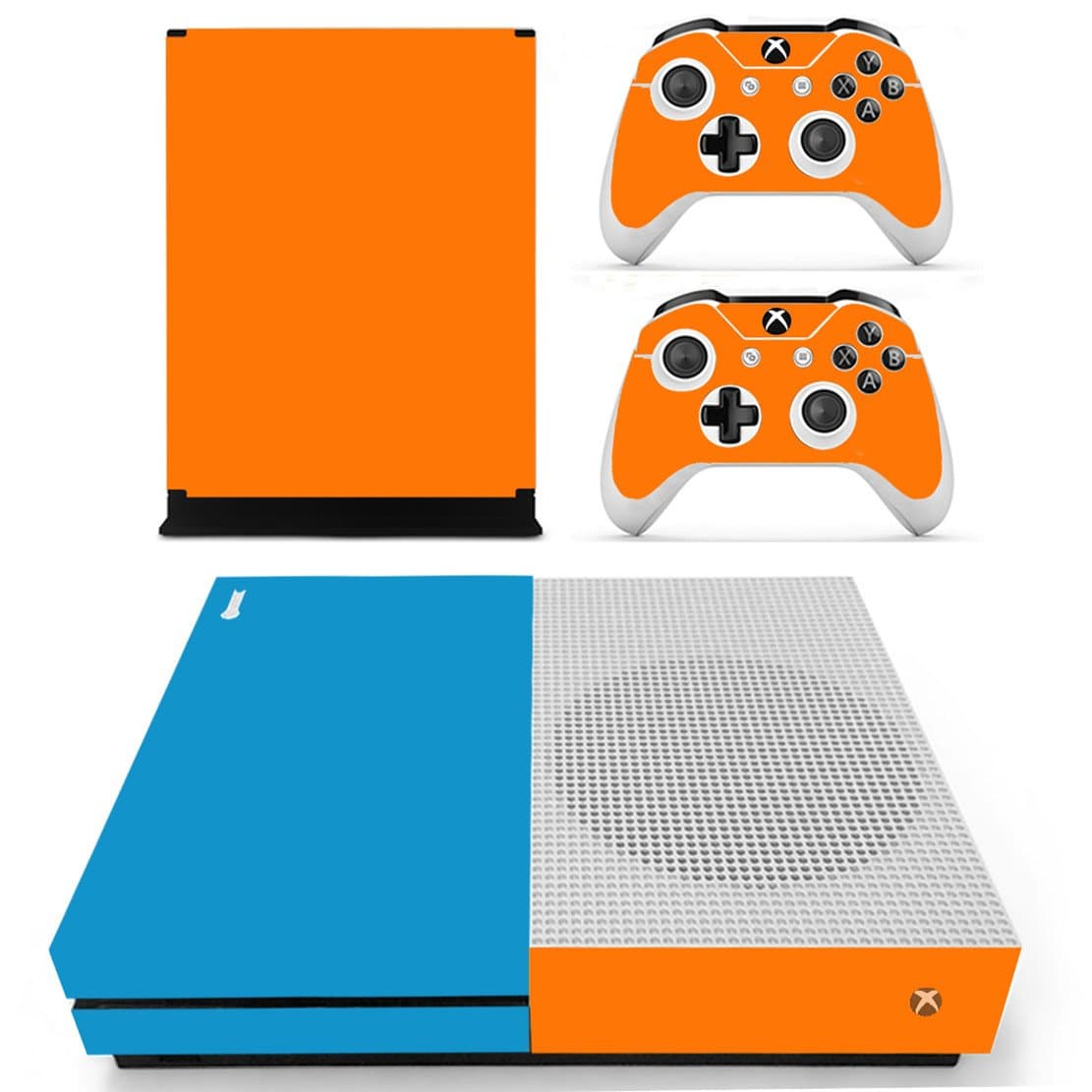 DOTBUY Vinyl Decal Full Body Skin Sticker For Microsoft Xbox One S Console And 2 Controllers And Kinect 2.0 (All White) — view 43