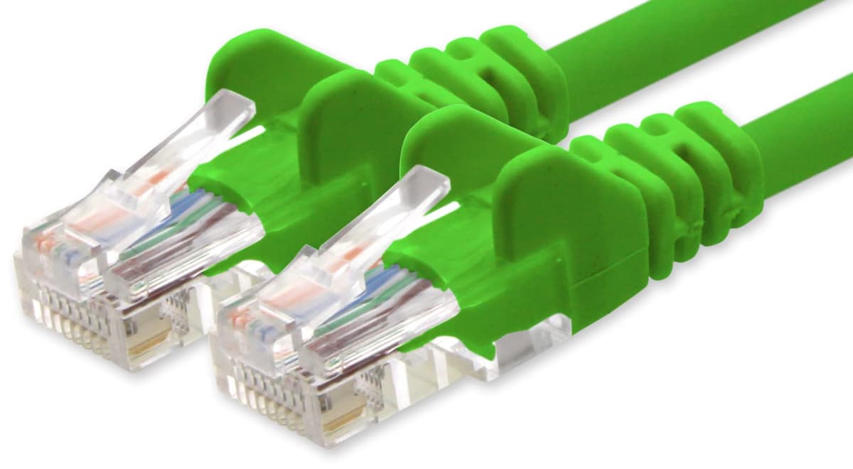 1aTTack.de 0.25m - black - 10 pieces - (PACK) - CAT.6 CAT6 Ethernet LAN network cable 1000 Mbit/s patch cable — view 95