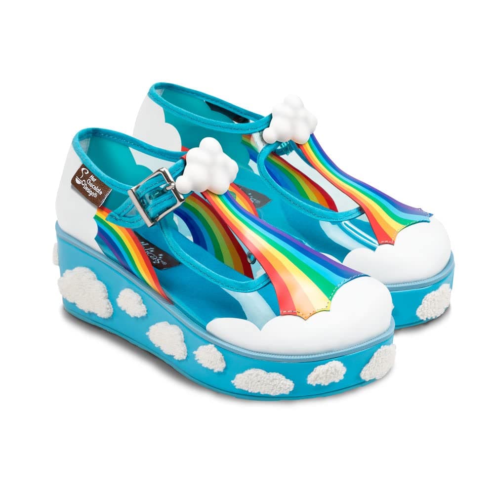 Hot Chocolate Design Chocolaticas Funky Canvas Women's Mary Jane Flat Shoes — view 15