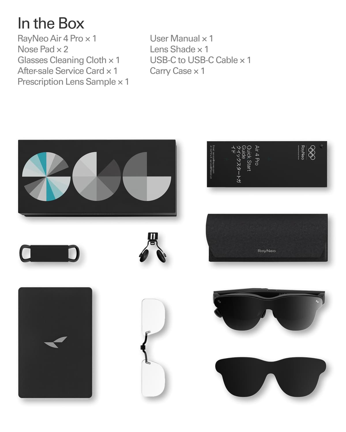 RayNeo Air 4 Pro AR/XR Glasses, HDR10 Display, Vision 4000 Chip, 201" Virtual Cinema, Audio by Bang & Olufsen, 3D Movies & Gaming Smart Glasses for iPhone 17,16,15/Android/Mac/Steam Deck/PS4/5 — view 14