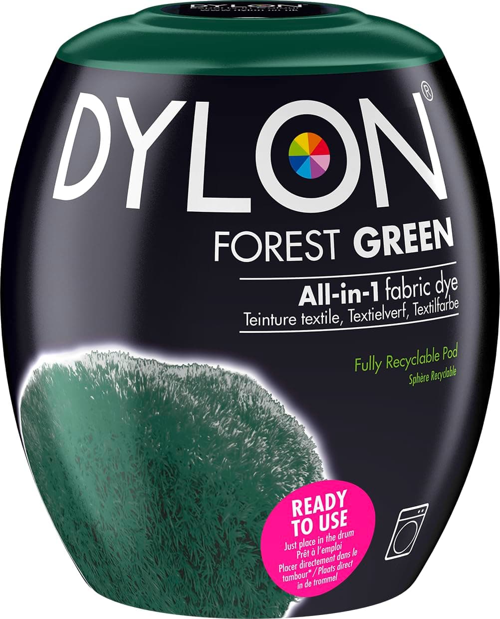 Dylon Washing Machine Fabric Dye Pod Intense Black, 350g, Packaging May Vary — view 23
