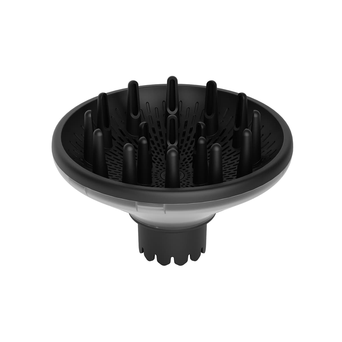 ghd Speed Hair Dryer Concentrator Nozzle Diffuser- Professional Precision Styling, 66mm in Black, Strong Magnetic Connection, Cool-to-Touch, Enhanced Shine and Shape - for All Hair Types