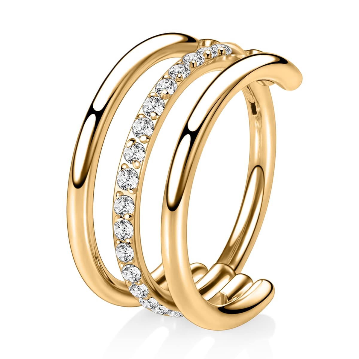 hengkaixuan Triple Double Nose Hoop Ring Sleeper Hoop Earring Helix Rook Conch Cartilage Daith Tragus Earrings Septum Ring Lobe Nose Piercing Jewellery for Women — view 36