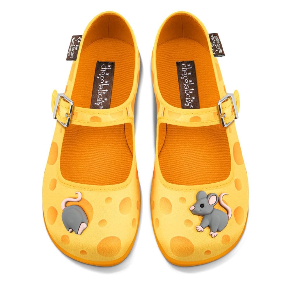 Hot Chocolate Design Chocolaticas Funky Canvas Women's Mary Jane Flat Shoes — view 29