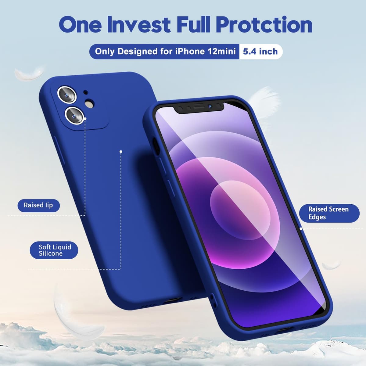 oakxco for iPhone 17 Pro Max Phone Case Liquid Silicone, Cute Thin Slim Grip Soft Rubber Gel for Women Men, Smooth Matte TPU Plain Solid Color Girly Simple Case with Camera Cover, Light Pink — view 1348
