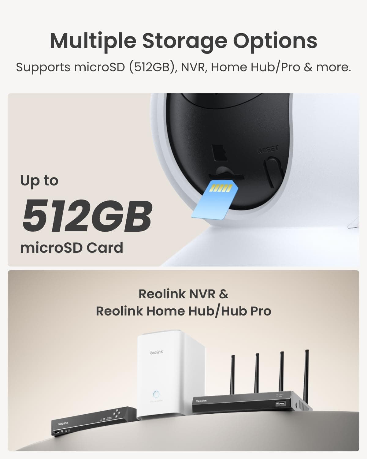 Reolink E1 4MP Indoor WiFi Security Camera - 360° Pan/Tilt Auto Tracking Baby Pet Monitor, AI Person/Pet/Cry Detection, 2-Way Talk, Night Vision, Local Storage, No Subscription, Works w/Alexa & Google — view 8