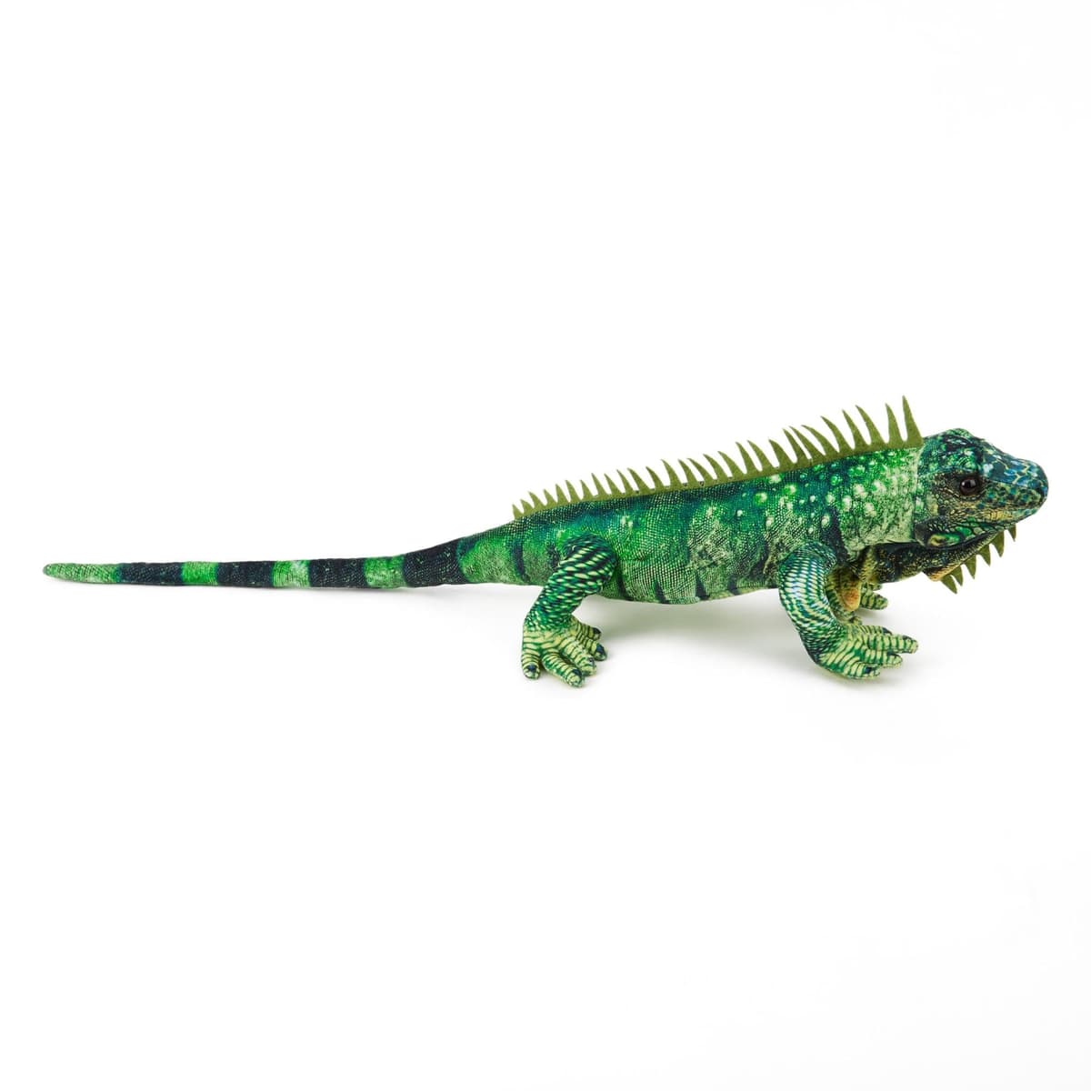 Zappi Co Green Iguana 60 cm Plush Toy Realistic Soft Cuddly Animal, Vibrant Color, Lifelike Detail, Great for Play & Display, Featured on TikTok (60cm Length) — view 4