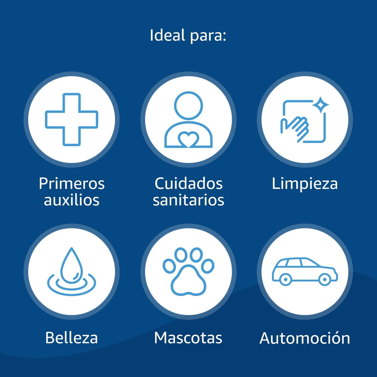 by Amazon Guantes Desechables de Nitrilo Azules, sin Polvo, Talla M, Paquete de 100 — view 5