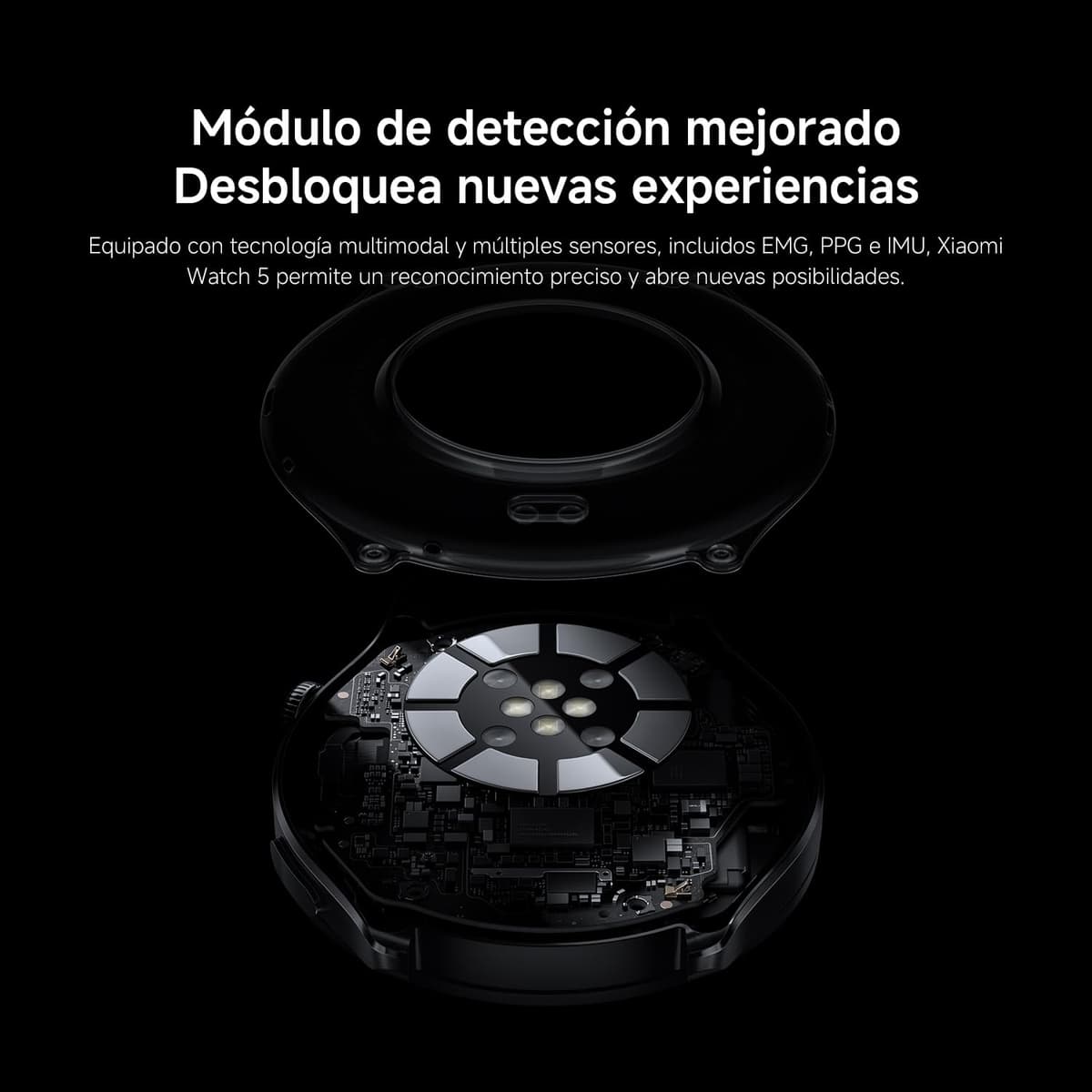 XIAOMI Watch 5 Smartwatch, Google Wear OS, pagos NFC, AI con Gemini, Pantalla de 1,54”, hasta 6 días de autonomía, GPS y Seguimiento Fitness, Control por Gestos, 47 mm, Bluetooth, Verde — view 7