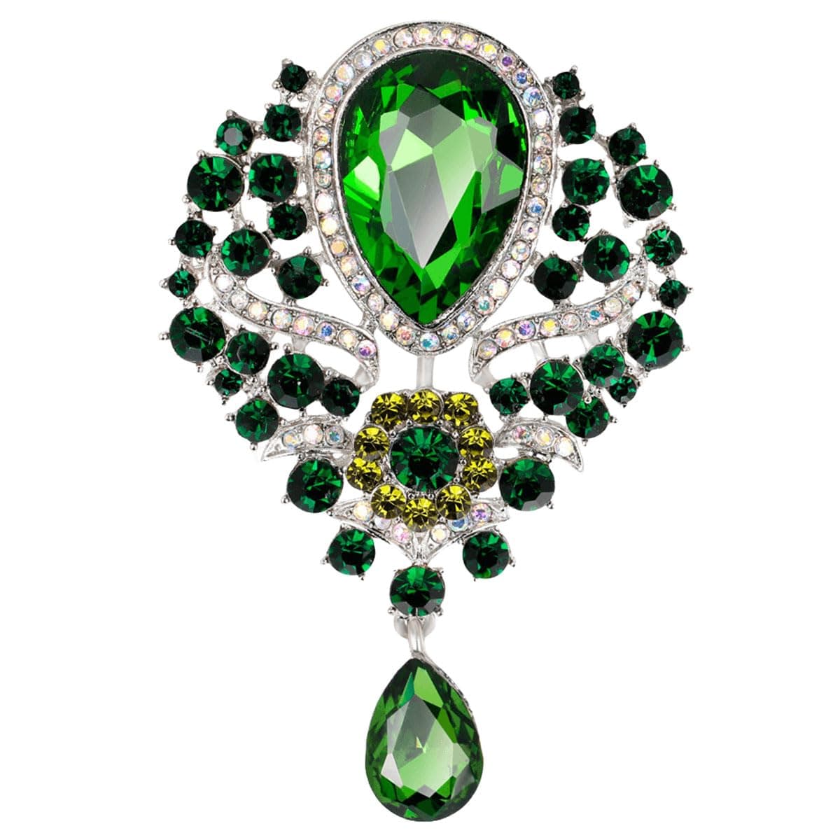 FAIRYGATE Brooches Enamel Brooch for Men Women Retro Rhinestone Lapel Pin Clothing Hat Decoration，B38 — view 34