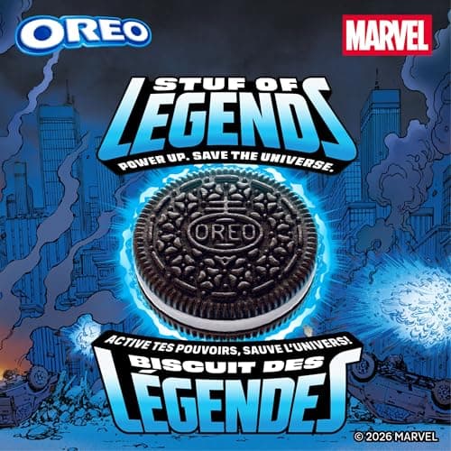 Marvel Oreo Stuf of Legends cookies, Limited Edition Colour Changing Creme, 303g — view 5