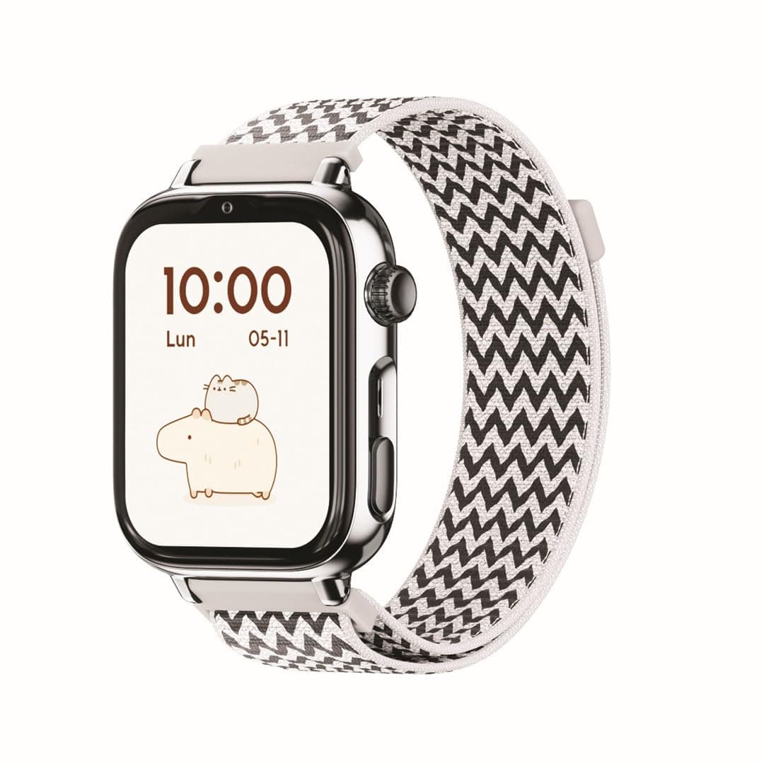 SaveFamily SaveWatch Plus 2 | Reloj Inteligente Niño con Localizador GPS, Llamada, Vídeo, Whatsapp, Spotify, App Store | SIM Incluida - Esfera Blanca y Correa de Tela Ocean — view 9