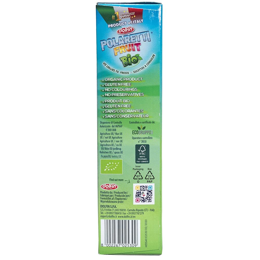 HELADOS DE AGUA PAR CONGELAR BIO 10 uds. x 40 ml - POLARETTI FRUIT — view 3