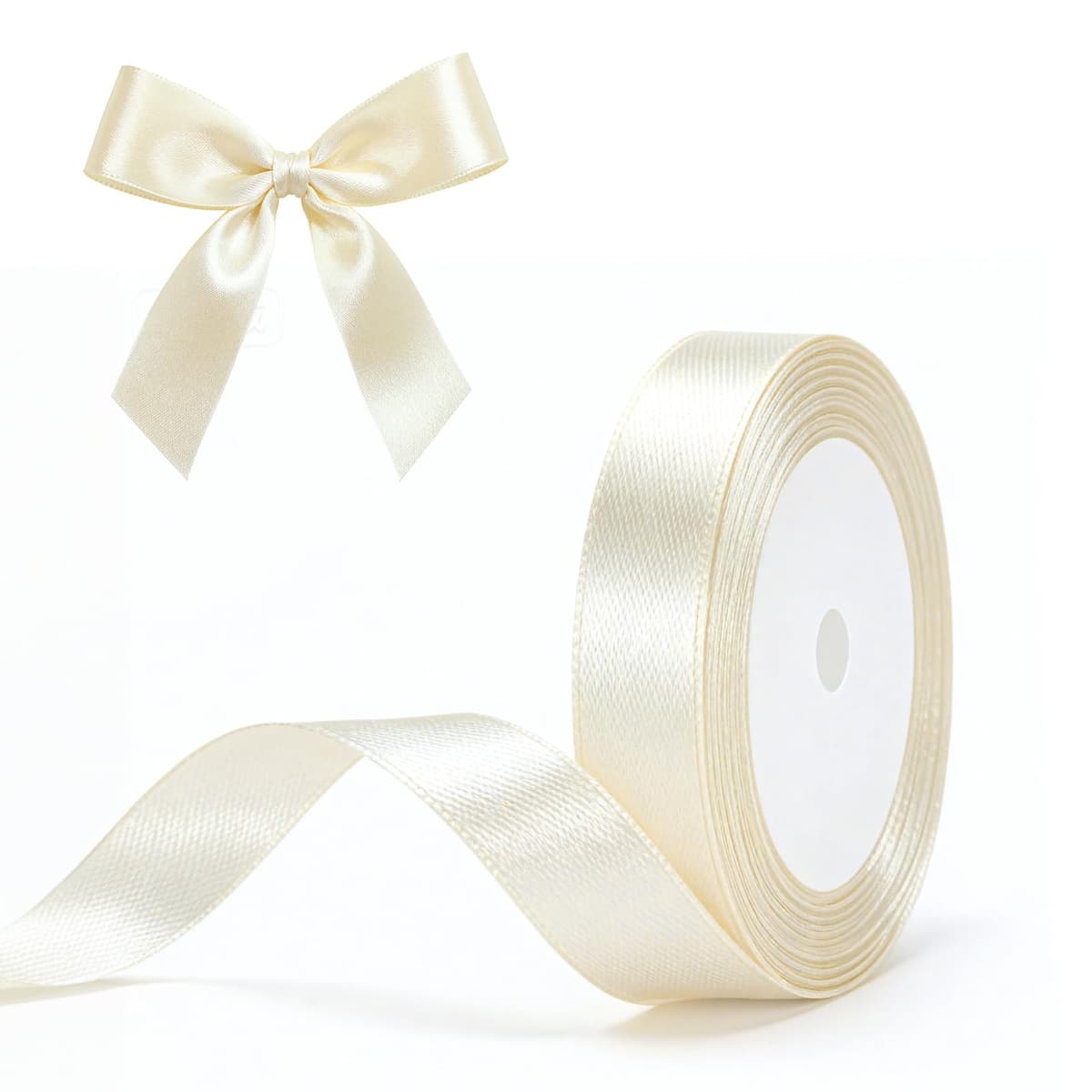 G2PLUS Baby Pink Satin Ribbons 10mm: Thick Fabric Gift Wrap Ribbons for Crafting, Party Decoration, 22m — view 84