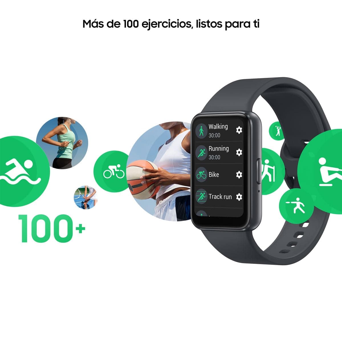 SAMSUNG Galaxy Fit3 Graphite — view 4