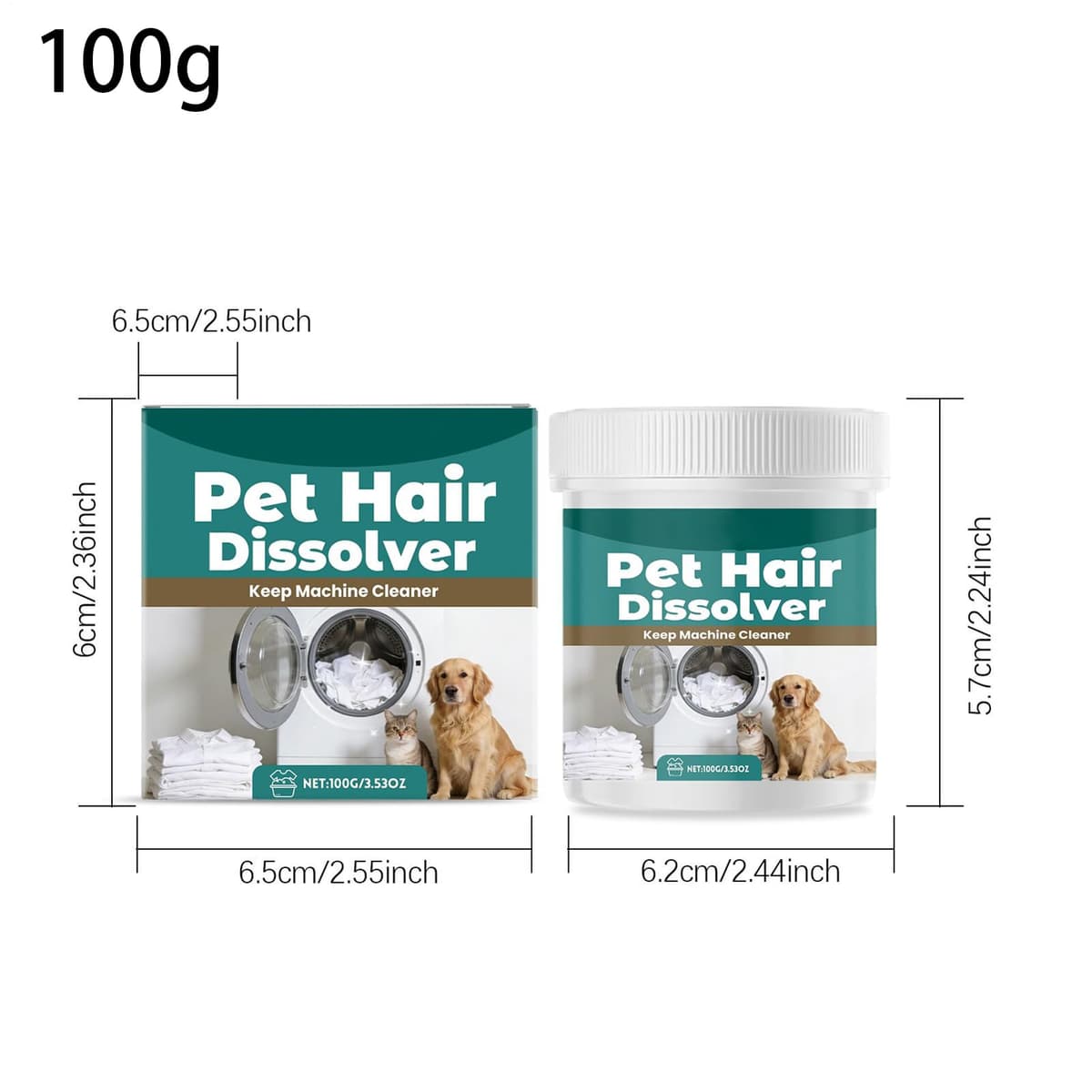 Disolvente de Pelo de Mascotas para Lavadora, disolvente de Pelo de Mascotas Seguro y Suave para Ropa, Textiles, Agente disolvente Multiusos, fórmula de Limpieza Profunda, Ideal para Eliminar el — view 5