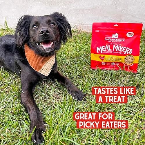 Stella & Chewy's Freeze-Dried Raw Chicken Meal Mixers- Dog Food Topper and Mixer - Made with 95% Cage-Free Chicken, Organs & Bone - Perfect for Picky Eaters - Grain-Free - 1oz — view 6