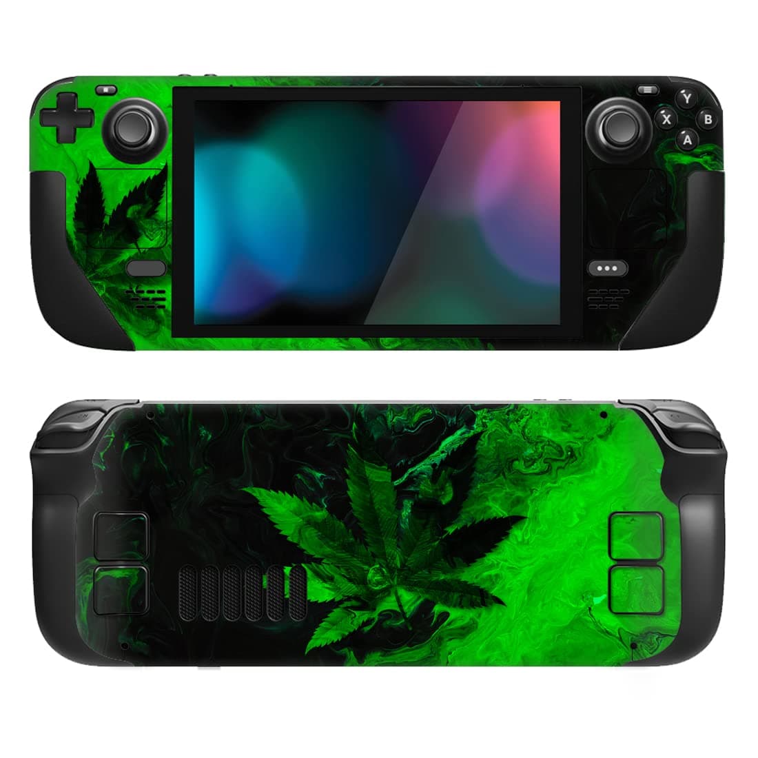 playvital Full Set Protective Skin Decal for Steam Deck LCD, Custom Stickers Vinyl Cover for Steam Deck OLED - Classics SNES Style — view 9