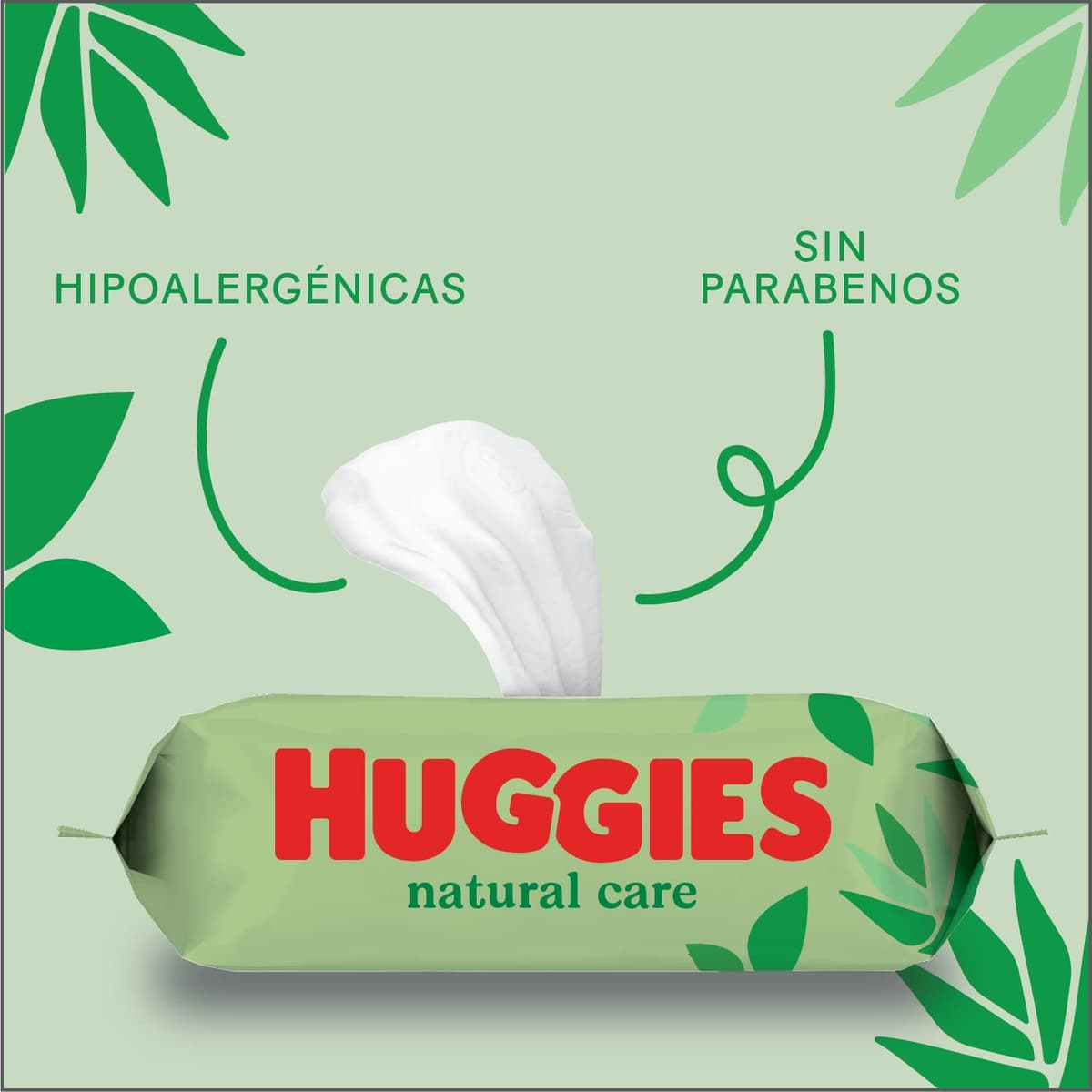 Huggies Natural Care Toallitas para Bebé, Aloe Vera, 10 Packs de 56, Total 560 Toallitas — view 6