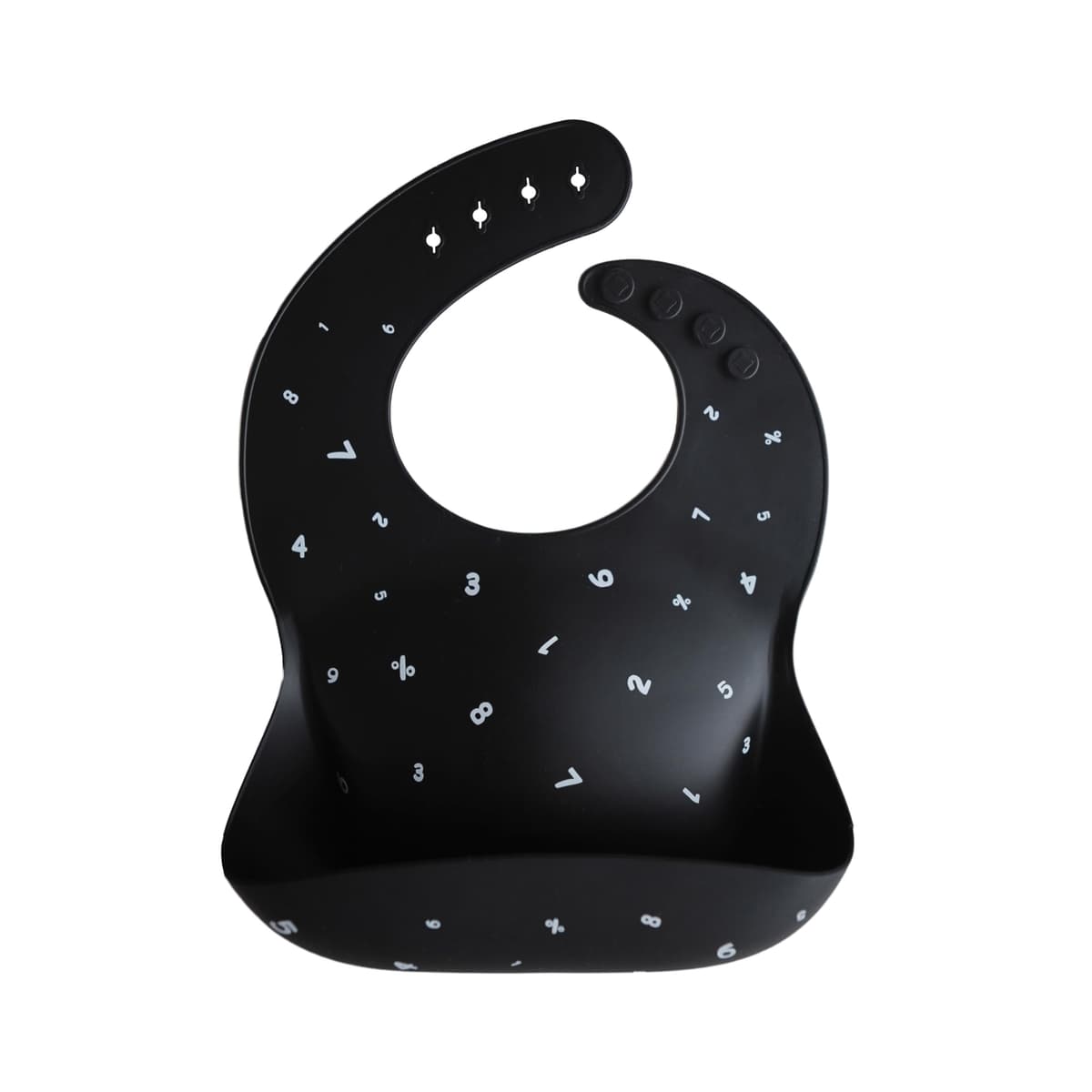 Mushie Baby Silicone Bib | Adjustable Fit Waterproof Bibs | Easy Wipe Baby Feeding Bibs | 4 Adjustable Sizes with Deep Front Pockets | 100% BPA and Phthalate Free — view 28