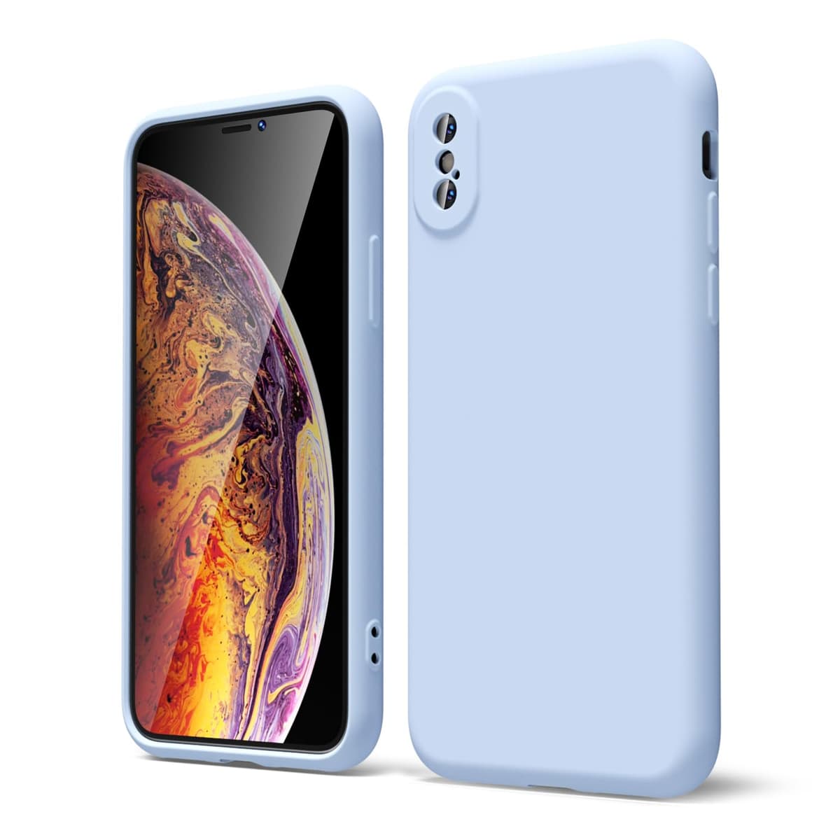 oakxco for iPhone 17 Pro Max Phone Case Liquid Silicone, Cute Thin Slim Grip Soft Rubber Gel for Women Men, Smooth Matte TPU Plain Solid Color Girly Simple Case with Camera Cover, Light Pink — view 669