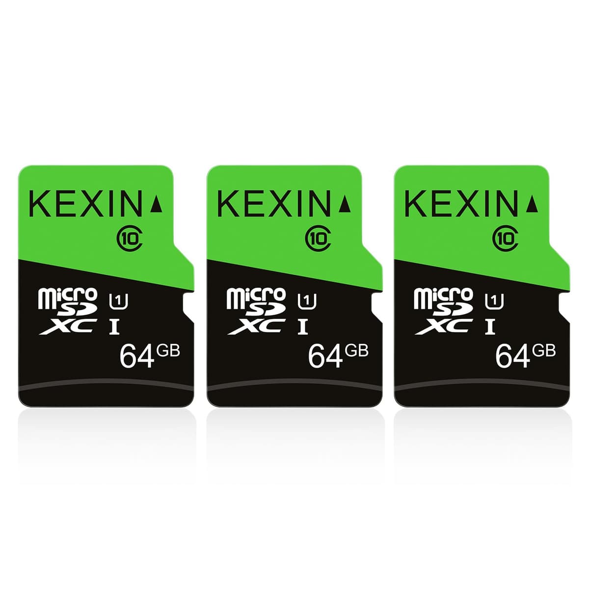 KEXIN Micro SD Card 32GB 3 Pack MicroSDHC Memory Card Class 10 High Speed Card Micro SD 32 GB UHS-I TF Card, C10, U1, SD Adapter Include — view 12