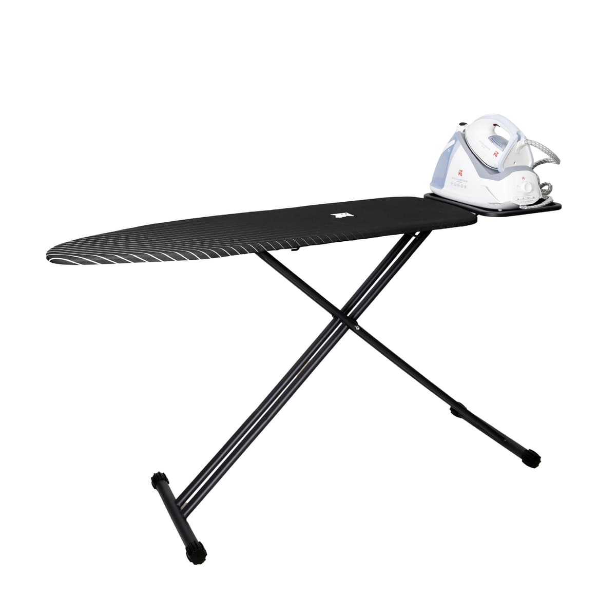 Di4 Tabla de Planchar Press Vivo, Superficie de Planchado 120x45cm, Altura Regulable, Plegable, Funda Resistente Algodón, Ergonómica, Soporte para Planchas y Centros de Planchado