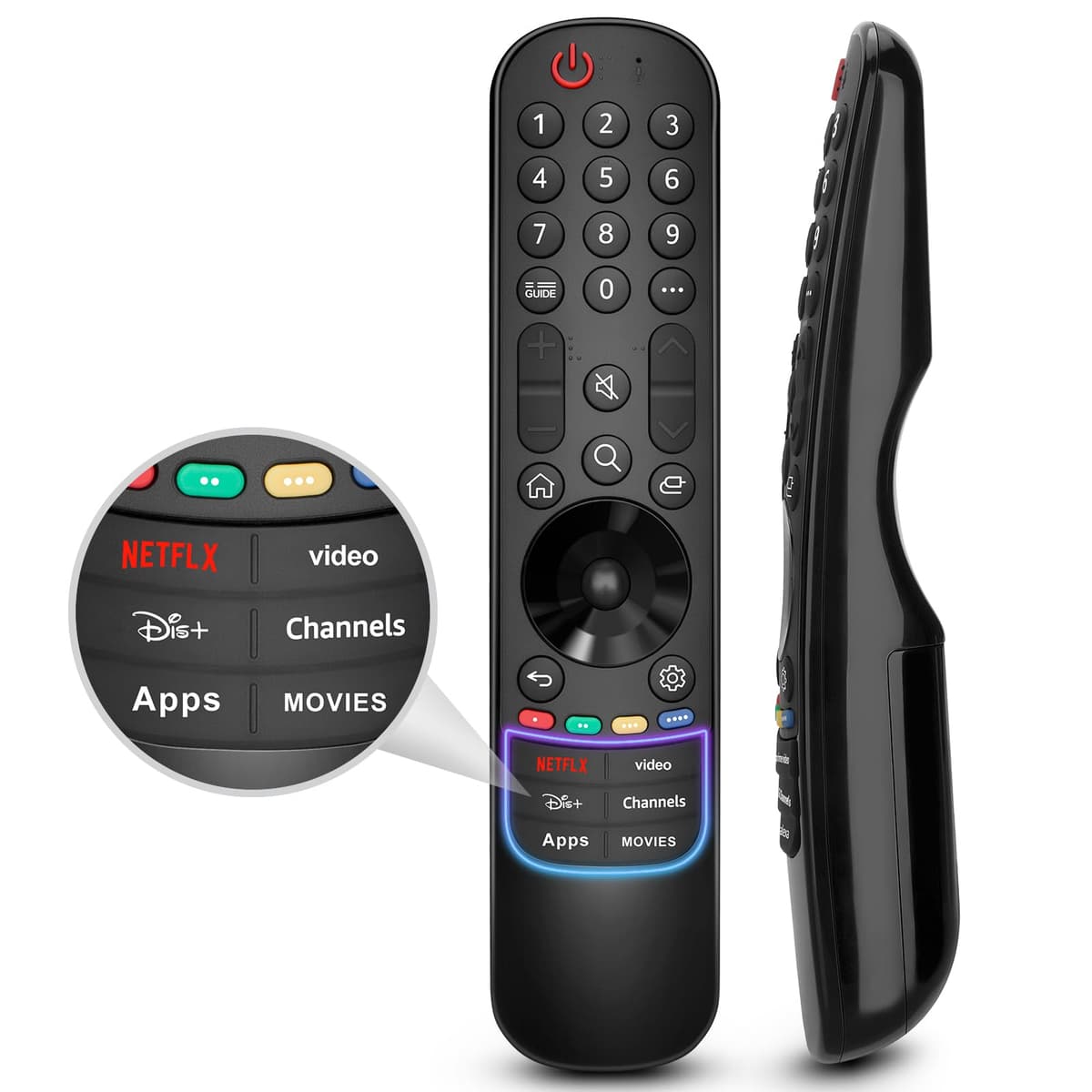 Universal-TV-Remote-Control for Samsung/Roku/LG/Hisense/Sony/TCL/Philips Smart TV,Replacement for Tvs/Media Streaming Players/Sound Bar Audio/Boxes/DVD/Blu-ray Players and More — view 11