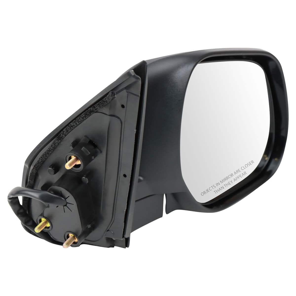 TRQ Passenger Side Mirror Assembly Power Heated Textured Paint to Match Compatible with 2010-2024 Mitsubishi Outlander 2011-2024 Outlander Sport — view 6