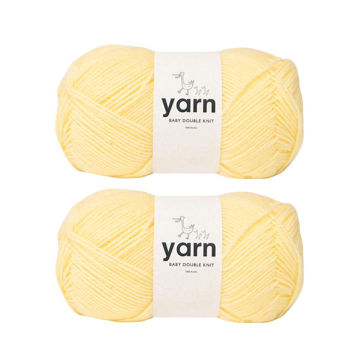 Korbond DK Beige Yarn - 100g Acrylic Wool - Lightweight, Hypoallergenic & Durable Double Knit Crochet Yarn Knitting Wool (290m Total) — view 102