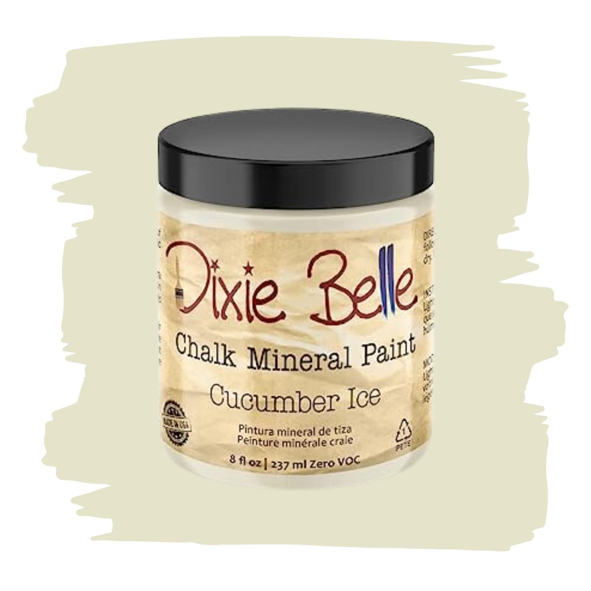 Dixie Belle Paint Company Chalk Finish Furniture Paint - Caviar (32oz) - Matte Black Chic Chalk Mineral DIY Furniture Paint — view 120