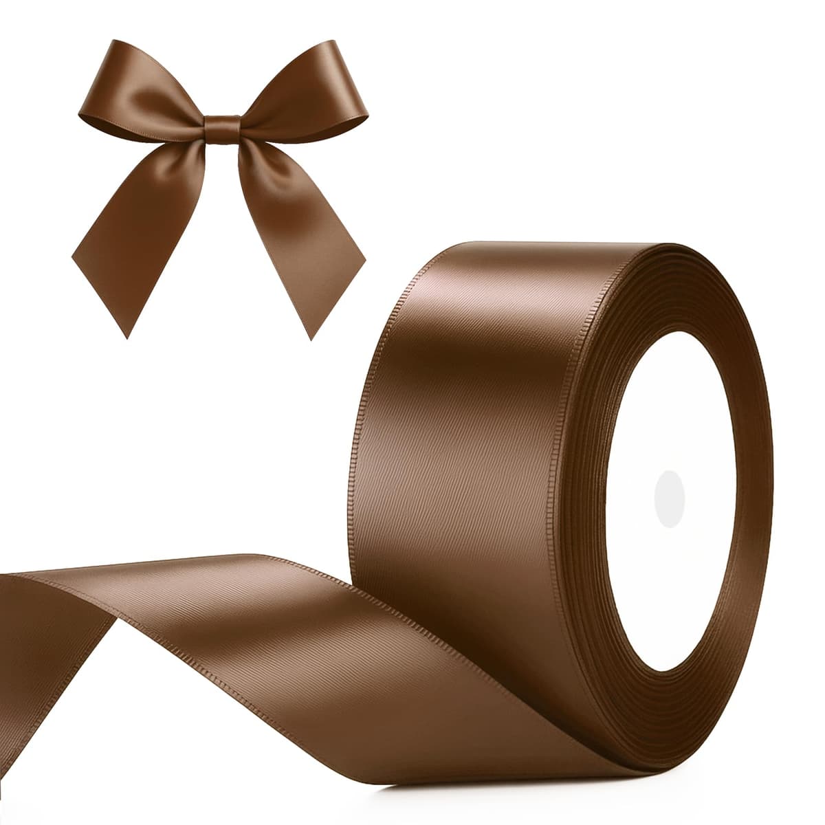 G2PLUS Baby Pink Satin Ribbons 10mm: Thick Fabric Gift Wrap Ribbons for Crafting, Party Decoration, 22m — view 52