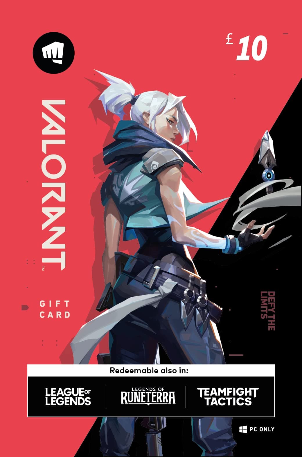 VALORANT £50 Gift Card - (Redeemable in VALORANT, League of Legends, Teamfight Tactics und Legends of Runeterra) — view 3
