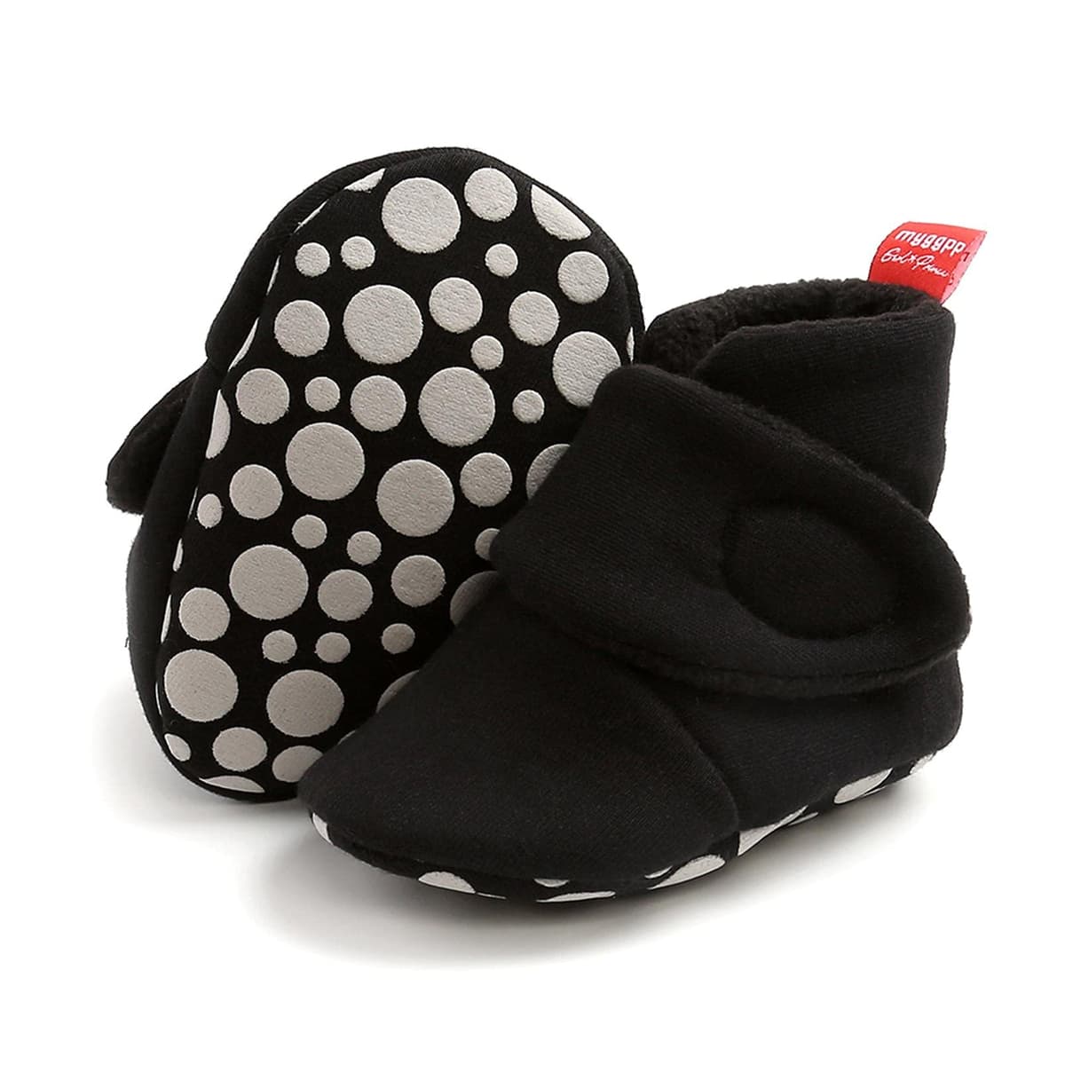 TMEOG Baby Booties Slippers Infant Boots Newborn First Walking Shoes Baby Winter Sock Crib Shoes for Boys Girls 0-6 Months — view 8