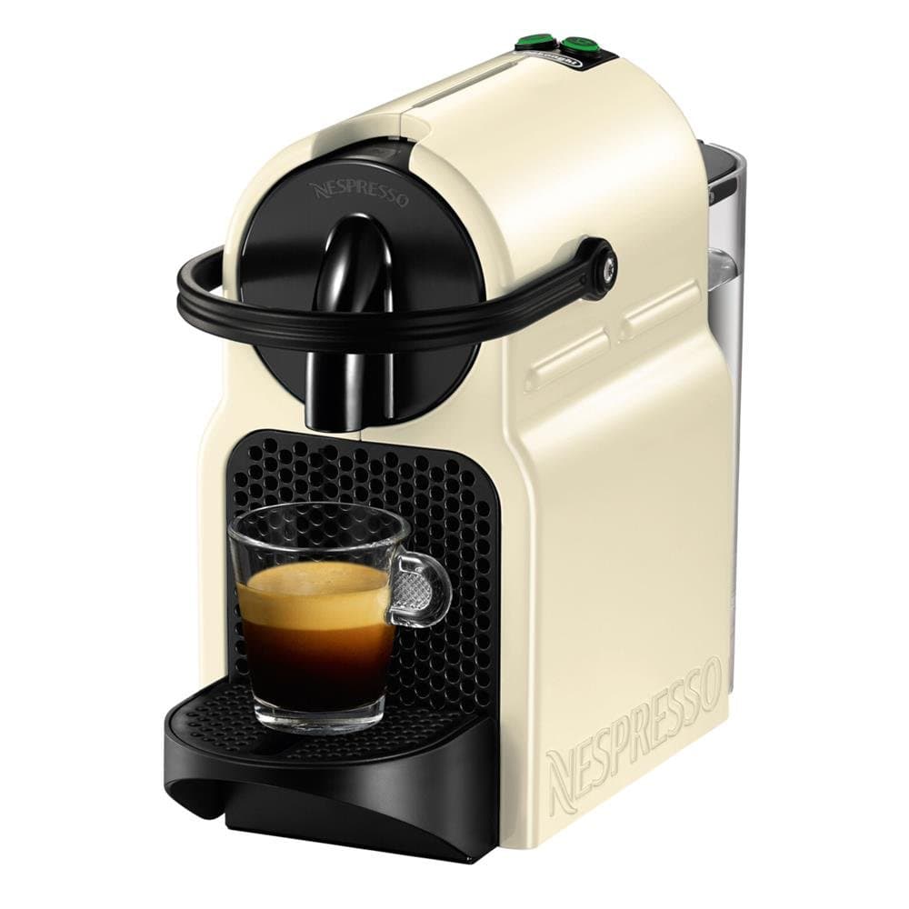 Nespresso De'Longhi Inissia EN80.CW - Cafetera monodosis de cápsulas Nespresso, 19 bares, apagado automático, color crema