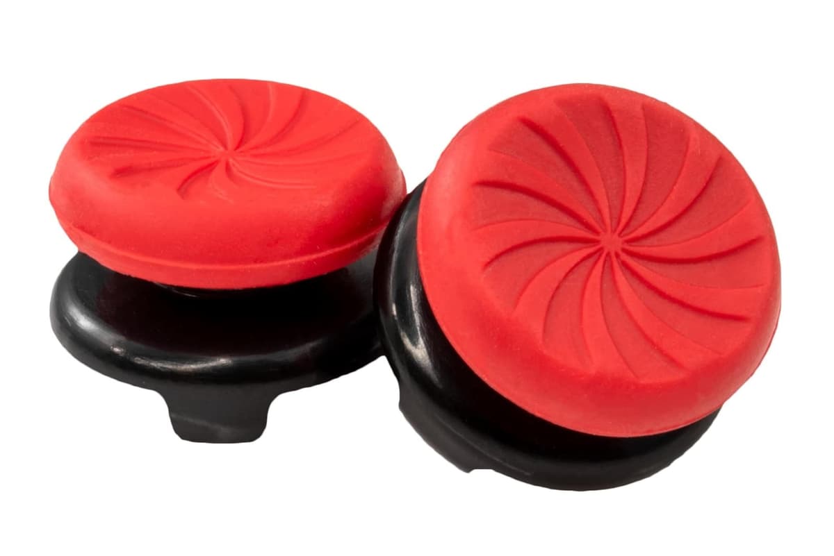 KontrolFreek FPS Freek Inferno for Xbox One and Xbox Series X Controller | Performance Thumbsticks | 2 High-Rise Concave | Red — view 2