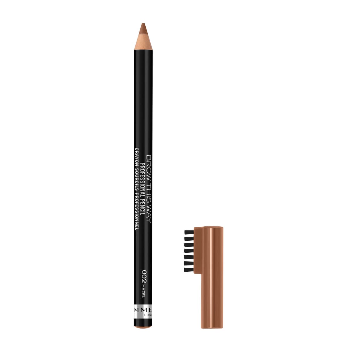 Rimmel London Professional Eyebrow Pencil, Dark Brown, 1.4g — view 6