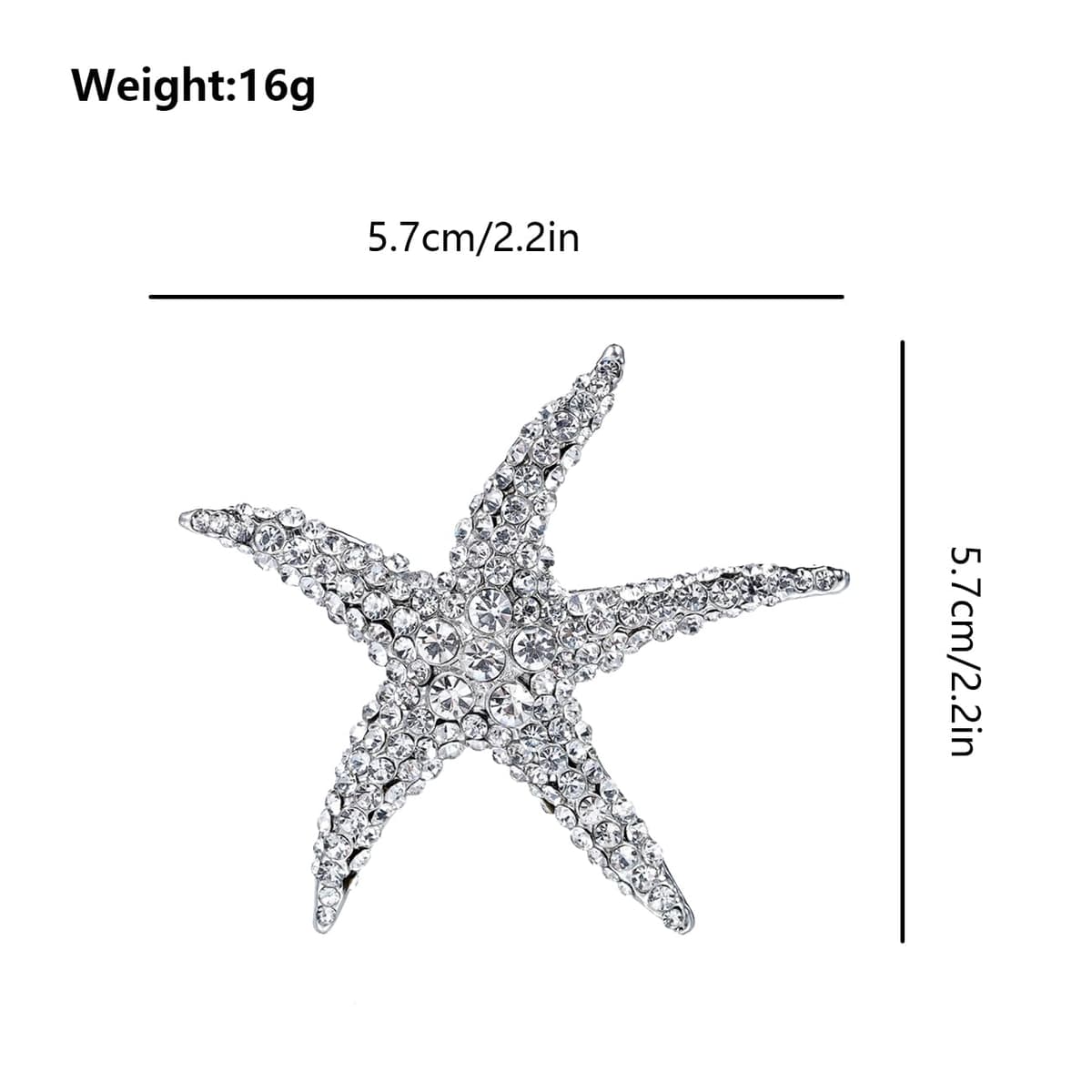 FAIRYGATE Brooch Pins Retro Crystal Rhinestone Brooches for Shirt Collar Decoration, B20 — view 2