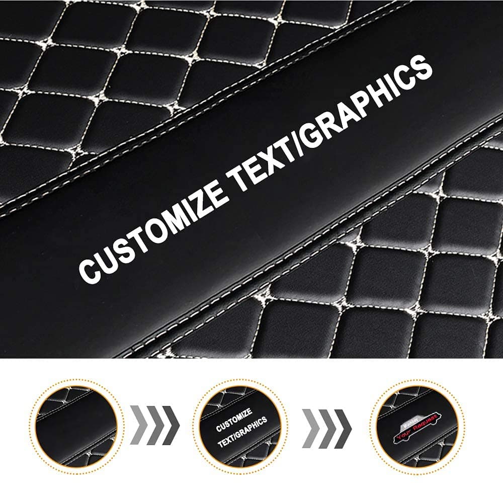 Alfombrillas en Cuero Personalizadas para Mercedes A/B/C/E/G/S/R/V-Class CL GL SL EQ AMG, Impermeable Antideslizante Alfombras de PU Cuero del Coche Negro Rojo — view 7