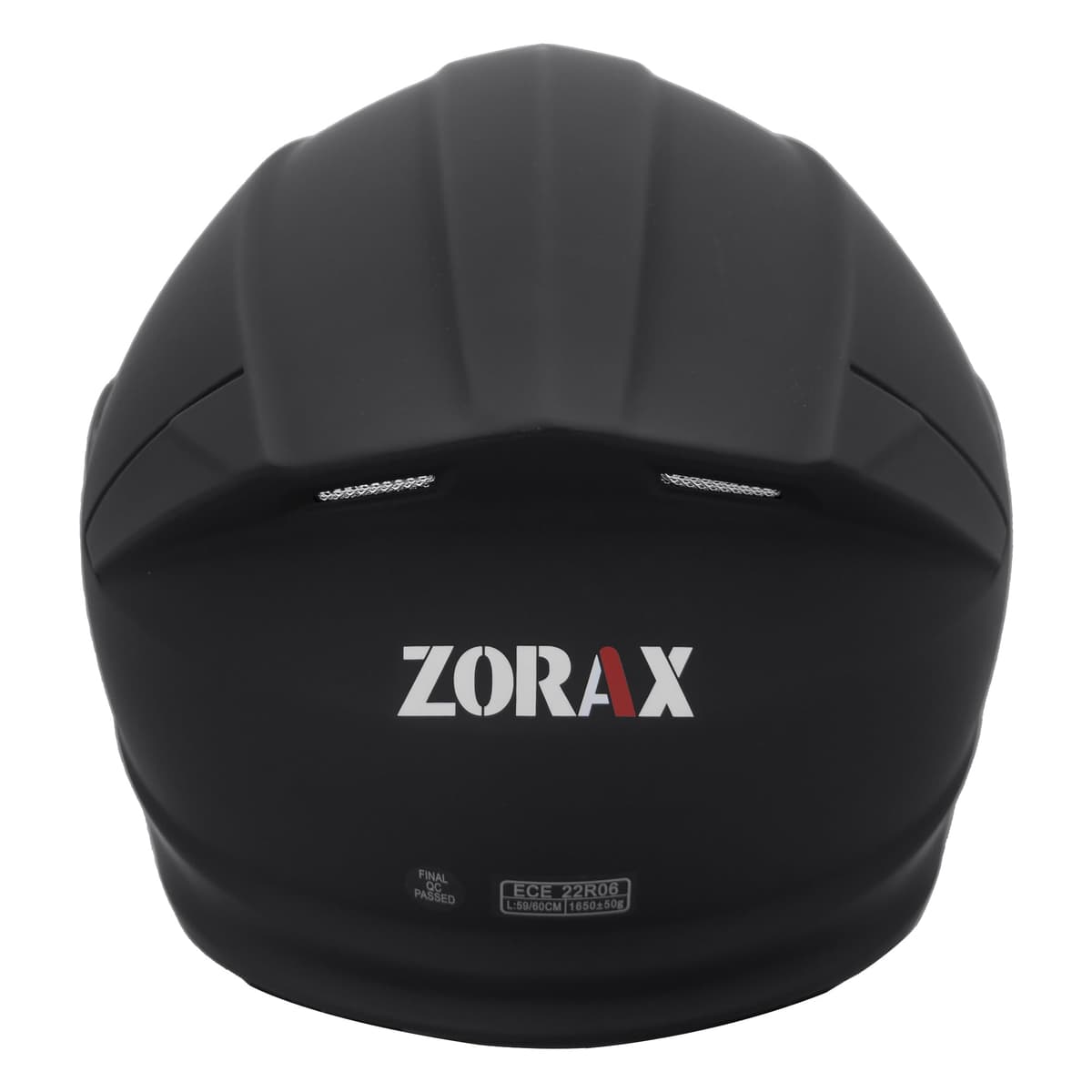 Zorax Matt Black M (57-58cm) ZOR-838 Double Visor Modular Flip up Front Motorcycle Motorbike Helmet ECE 2206 Approved — view 4