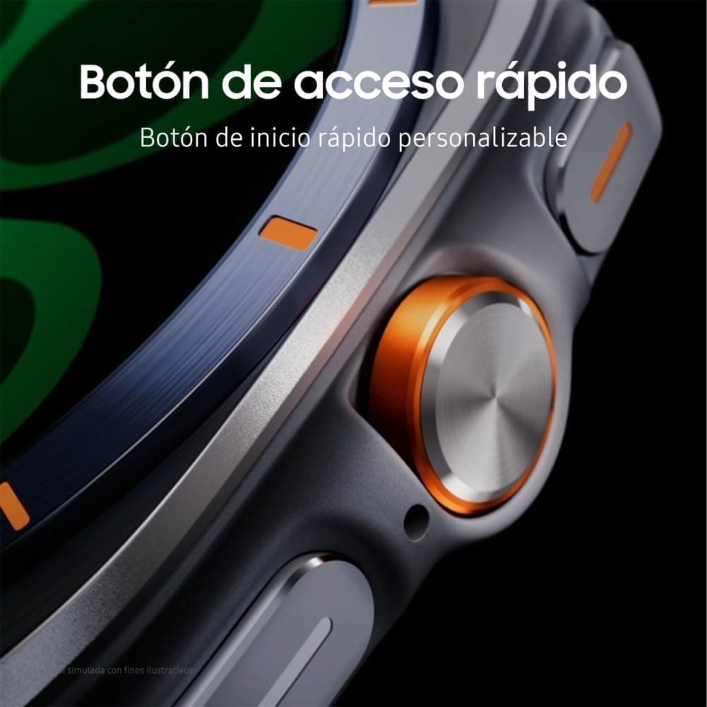 Samsung Galaxy Watch Ultra 2025 47mm - Smartwatch LTE con IA, Titanio, Botón Personalizable, Control de Salud, Garantía del Fabricante 3 Años + 1 año Extra, Gris Titanio (Versión española) — view 9