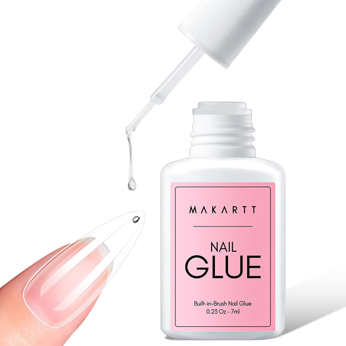 Makartt Nail Glue Extra Strong for Nail Tips, 5s Dries Quickly, 10Pcs Press on Nail Glues for Acrylic Nails and Broken Nails, Professional Super False Nail Glue Long Lasting, No Nail Lamp Needed — view 13