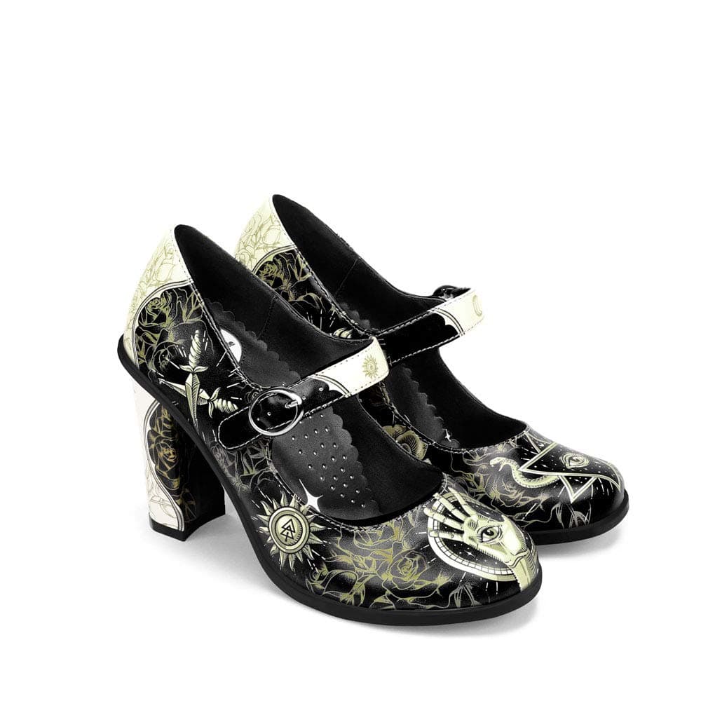 Hot Chocolate Design Chocolaticas Funky Canvas Women's Mary Jane Flat Shoes — view 22