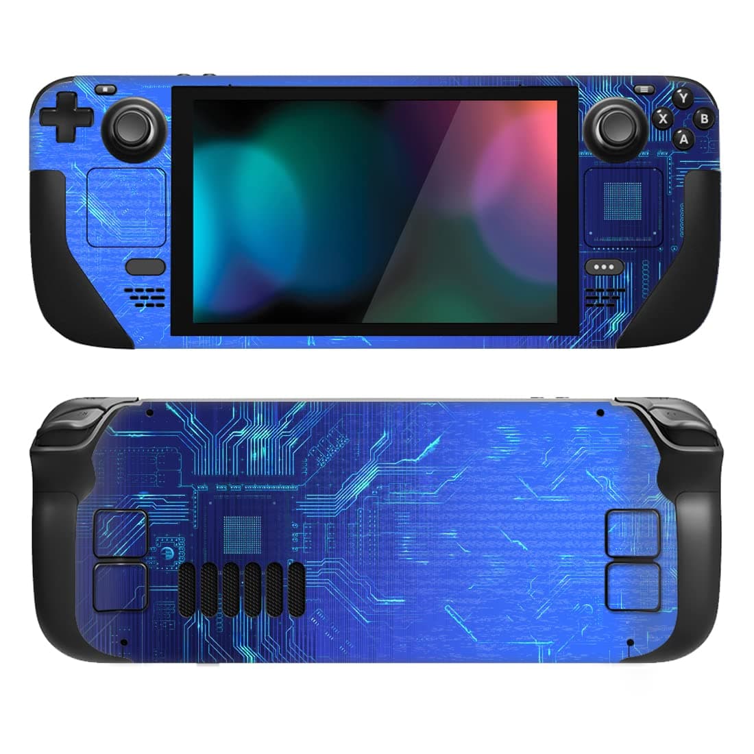 playvital Full Set Protective Skin Decal for Steam Deck LCD, Custom Stickers Vinyl Cover for Steam Deck OLED - Classics SNES Style — view 25