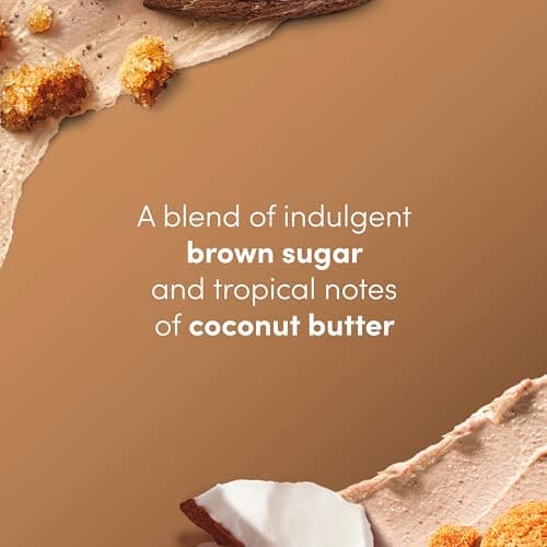 Dove Brown Sugar and Coconut Butter Body Scrub Exfoliates and Deeply Nourishes for Smooth, Radiant Skin 15 oz — view 3