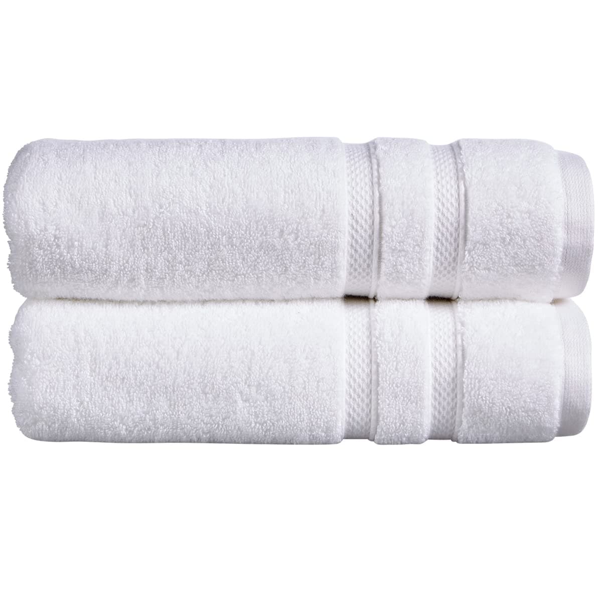 Christy Chroma Bath Towels | Set of 2 | Highly Absorbent Heavyweight 675GSM | Bold and Bright | Soft Velvety Smooth Bathroom Shower Towels | 100% Cotton | Sustainably Made | Ash Grey — view 77