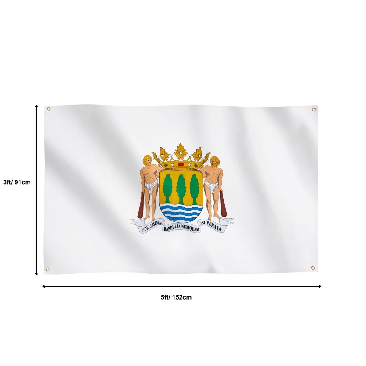 Runesol Cornwall Flag - 91x152cm, 3ft x 5ft, Cornish Flag, 4 Grommets, Eyelet in Every Corner, Premium Quality, Inside & Outside Use, Vivid Colours — view 445
