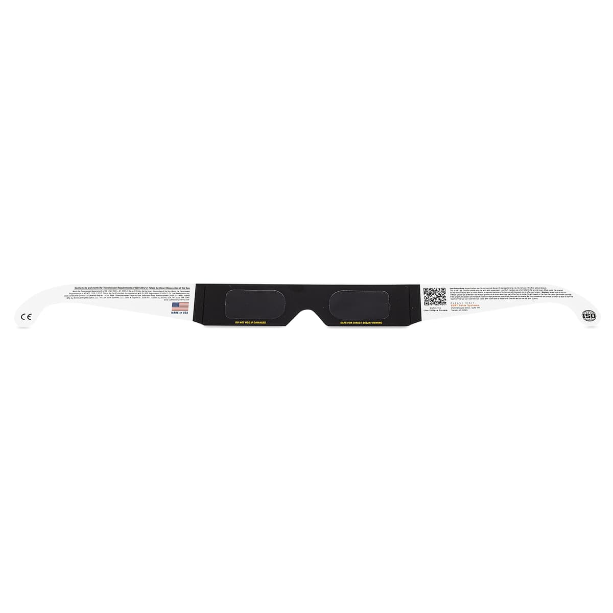 Paquete de 5 gafas de eclipse solar Lunt Premium con certificación ISO y CE — view 3